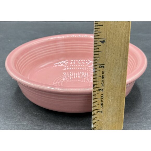 Homer Laughlin Fiesta Ware Rose 6 3/4" Cereal Salad Soup Bowl - Picture 5 of 5